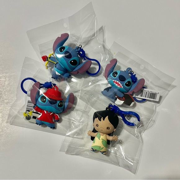 4 Lilo & Stitch Bag Clips!!- Mystery But Not Mystery!! - Picture 10 of 10